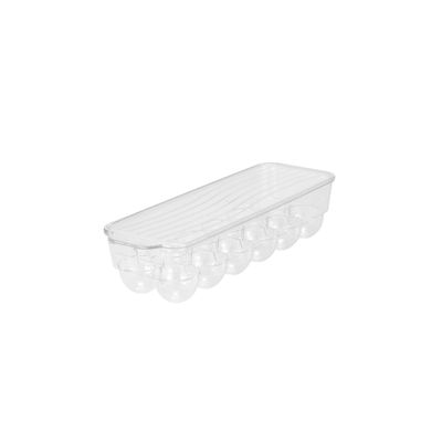 Porta Ovos em Acrílico Le Premium com Tampa 32x11cm
