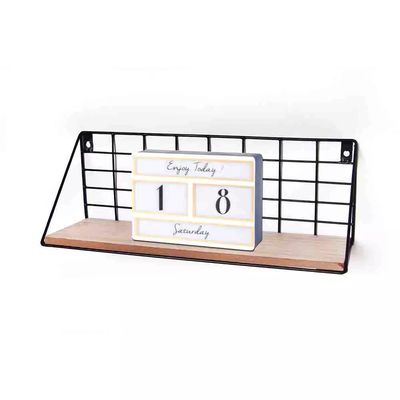 Prateleira Le 40cm com suporte Metal/Mdf