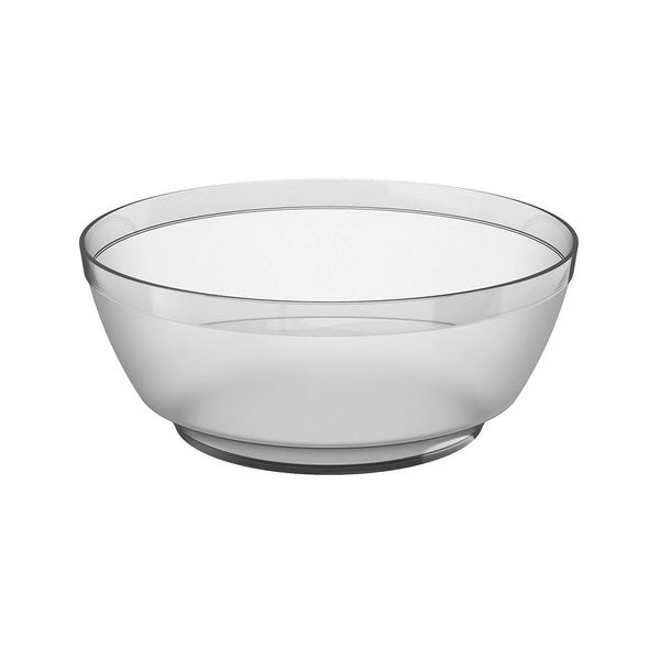 Saladeira de Plástico Ou Luna Cristal Redonda 3,5L