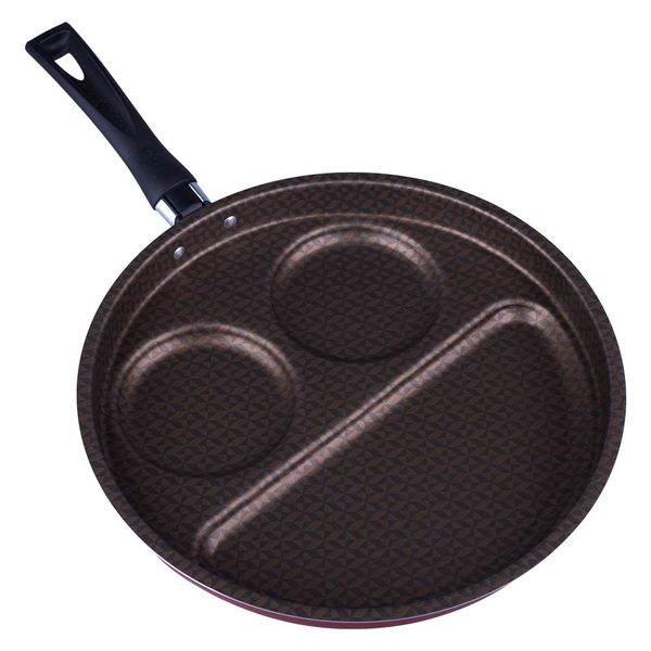 Frigideira Antiaderente Café da Manhã 26cm Luxury Oliveira Vermelho Frigideira Antiaderente Café da Manhã 26cm Luxury Oliveira Vermelho