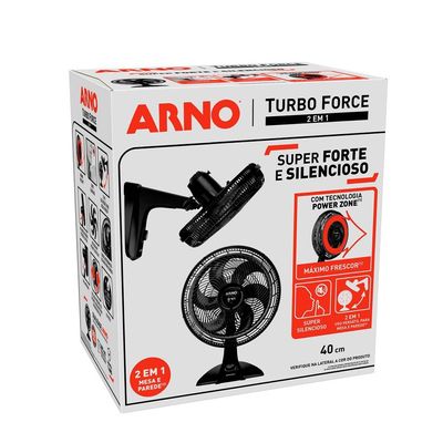 Ventilador de Mesa Arno Turbo Force 6 Pás VF42 - 40cm 127V