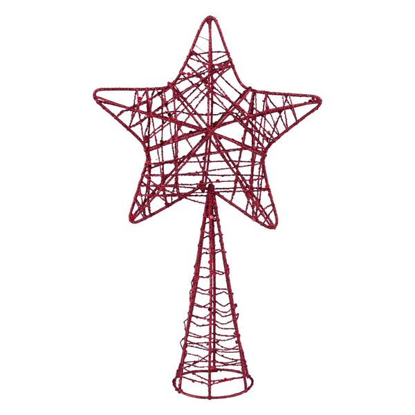 Ponteira Estrela Metal 14x24cm CV244498 Cazza Vm