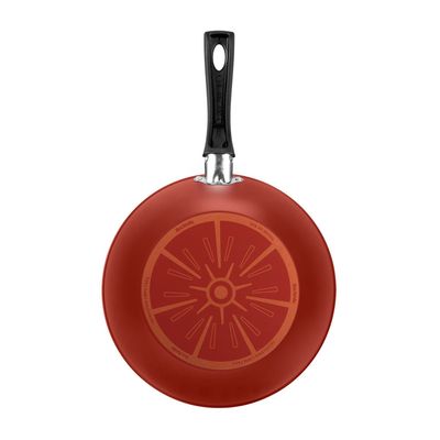 Panela Wok Antiaderente Facilita Rochedo Vermelho 28cm