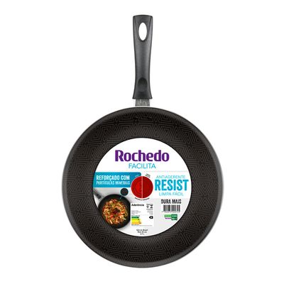 Panela Wok Antiaderente Facilita Rochedo Vermelho 28cm