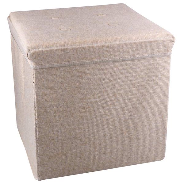 Puff Organizador/Decorativo Cazza Square 38cm - Item Sortido