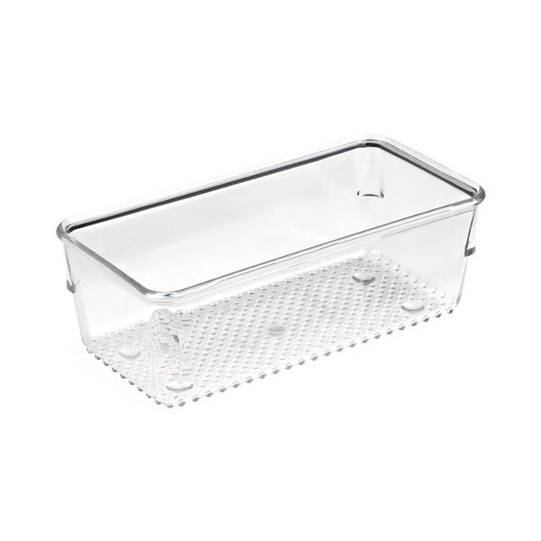 Caixa Organizadora de Gaveta Plasvale de Plástico Transparente Multiuso 500ml Caixa Organizadora de Gaveta Plasvale de Plástico Transparente Multiuso 500ml