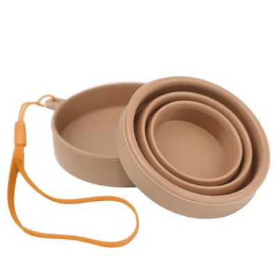 Copo Retrátil de Silicone Le Ecosmart Areia 170ml