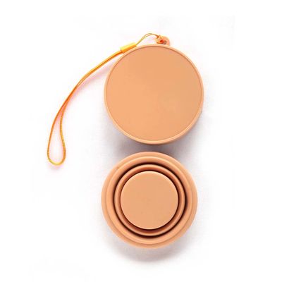 Copo Retrátil de Silicone Le Ecosmart Areia 170ml
