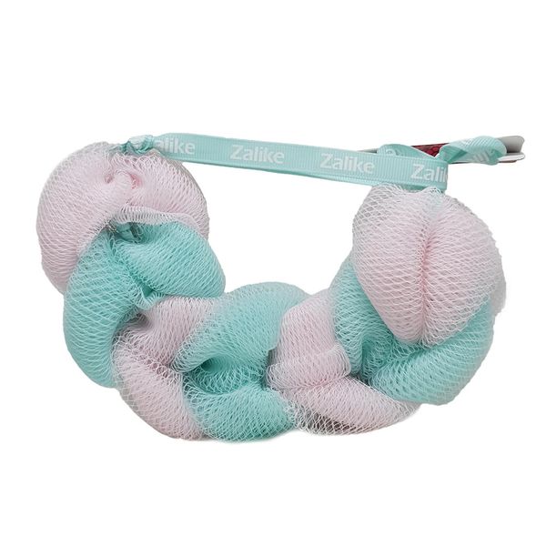 Esponja de Banho Zalike em Nylon Trançada 7 Argolas Esponja de Banho Zalike em Nylon Trançada 7 Argolas