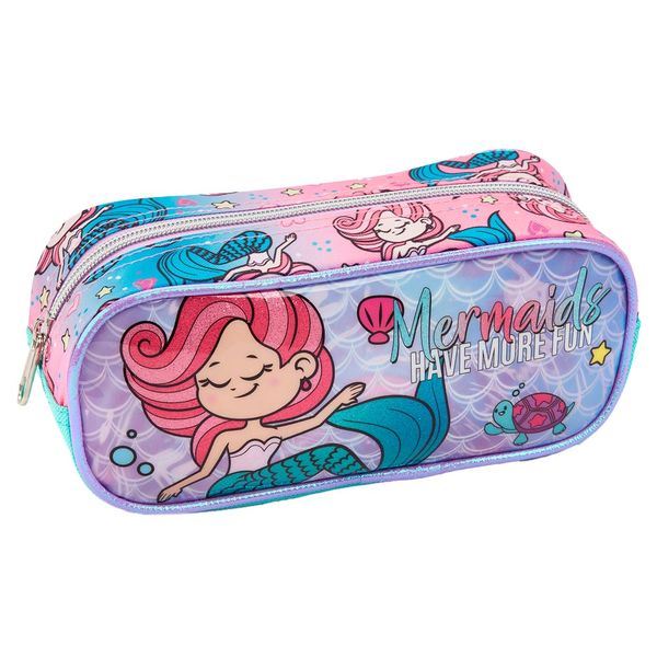 Estojo Infantil Sereia e Unicórnio Seanite - Item Sortido Estojo Infantil Sereia e Unicórnio Seanite - Item Sortido