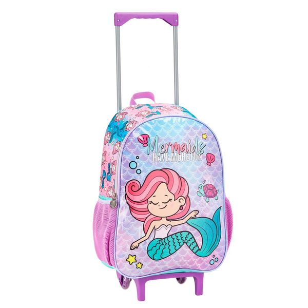 Mochilete Infantil Sereia e Unicornio Com Rodinhas Seanite - Item Sortido Mochilete Infantil Sereia e Unicornio Com Rodinhas Seanite - Item Sortido