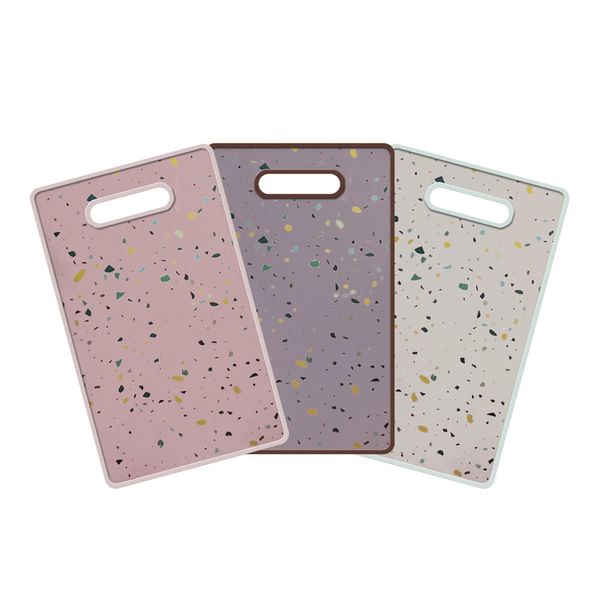 Tábua de Corte Casambiente Terrazo em Plástico 37x23cm - Item Sortido