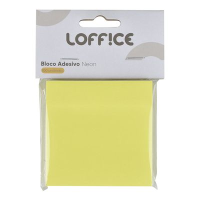 Bloco Adesivo 100 Folhas Neon CV244869 Sort Loffice