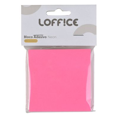Bloco Adesivo 100 Folhas Neon CV244869 Sort Loffice