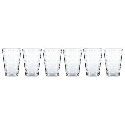 Jogo de Copos Nadir Laguna em Vidro Incolor 6 Peças 265ml