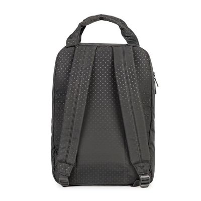 Mochila Escolar Feminina Juvenil Polka Dots Cinza U / Cinza