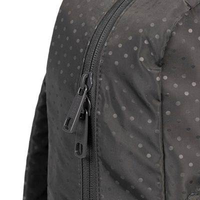 Mochila Escolar Feminina Juvenil Polka Dots Cinza U / Cinza