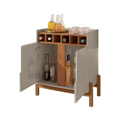 Bar Com Adega Madrid Off White Cedro