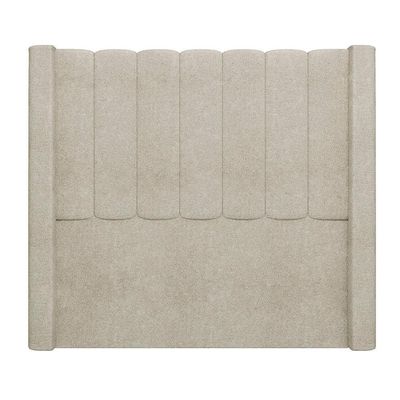 Cabeceira Casal King Cama 195cm Claire I02 Bouclê Bege - Mpozenato