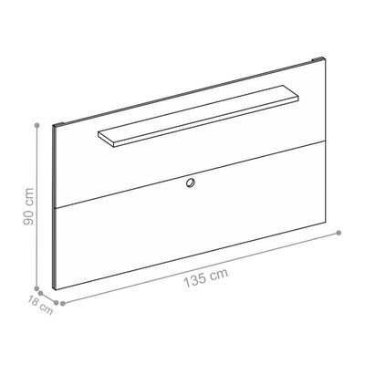 Painel Para Tvs De 50 Korea Cedro