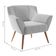 Poltrona Decorativa Mendes Linha Cinza