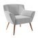 Poltrona Decorativa Mendes Linha Cinza