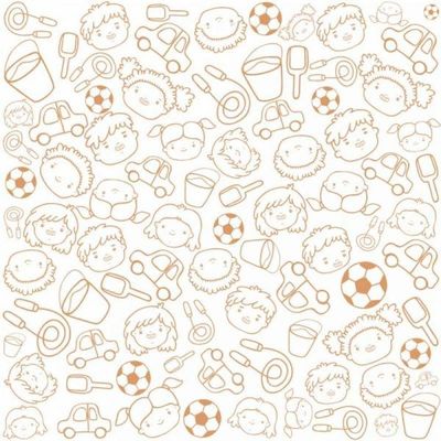 Papel De Parede Infantil Crianças E Brinquedos