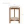 Mesa Lateral 3 Pés Bornemouth Off White/cedro