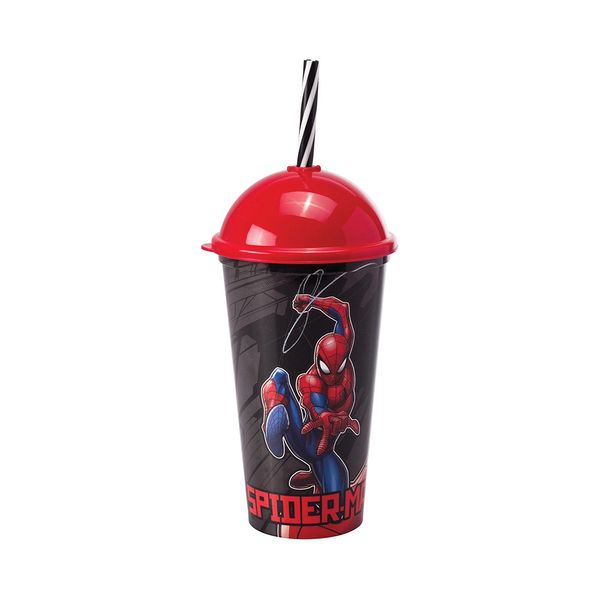 Copo Shake Plasútil Homem Aranha 500ml Copo Shake Plasútil Homem Aranha 500ml