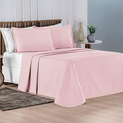 Cobre Leito Charm Queen 03 Peças - disponível na cor Rosa