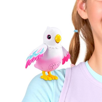 Pelúcia Pássaro Mágico Pets Alive Polly The Magic Bird