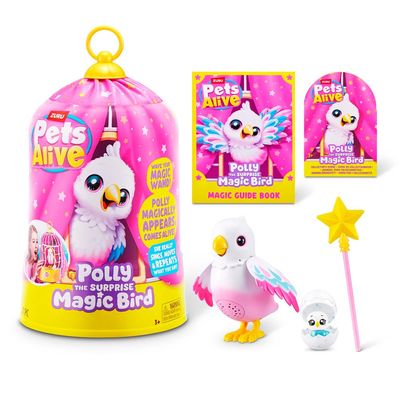 Pelúcia Pássaro Mágico Pets Alive Polly The Magic Bird