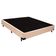 Cama Box Casal Sintético + Colchão De Espuma D33 Sereneprime 138cm Bege