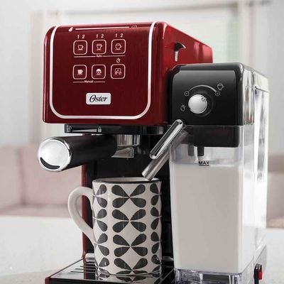 Cafeteira Espresso Oster Primalatte Touch Red 110V