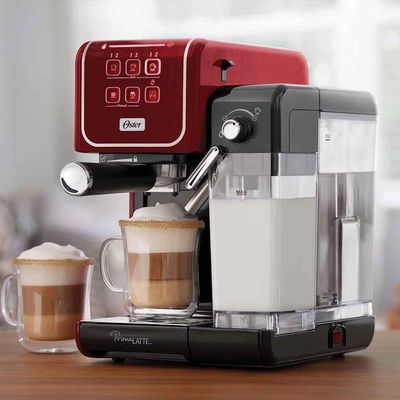 Cafeteira Espresso Oster Primalatte Touch Red 110V