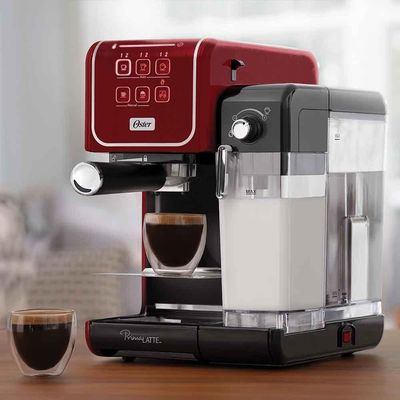Cafeteira Espresso Oster Primalatte Touch Red 110V