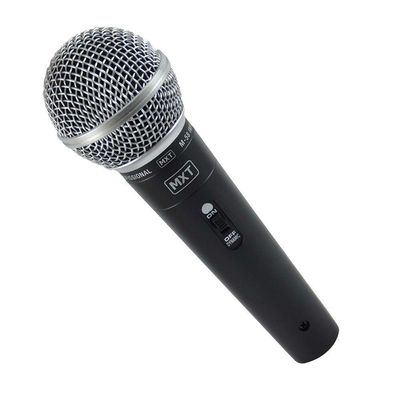 Microfone Dinamico Com Fio M-58 Profissional - Cabo 3...