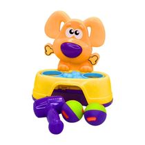 Brinquedo Bate Dog Com 2 Bolinhas E Martelo Que Ensina E Diverte Ao Mesmo Tempo