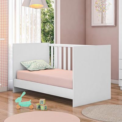 Berço Mini Cama Regulável Marsha Branco