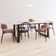 Mesa De Jantar Bronx R 200x90x77cm Brmj9200r Branco Tx - Est.preta Branco Tx/est.preta