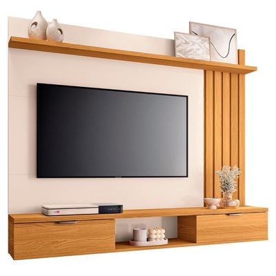 Painel Para Suspenso 55 Pol 160cm Aster H01 Cinamomo-off - Mpozenato