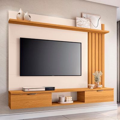 Painel Para Suspenso 55 Pol 160cm Aster H01 Cinamomo-off - Mpozenato