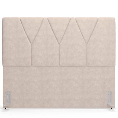 Cabeceira Cama Casal Queen 160cm Aura Suede W01 Bege - Mpozenato