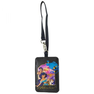 Etiqueta Para Bagagem Preta Aladdin Personagens 10.5x7.5cm Disney