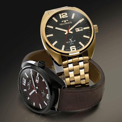 Relógio Technos Masculino Golf Grafite - 2315laq-0m 2315laq-0m