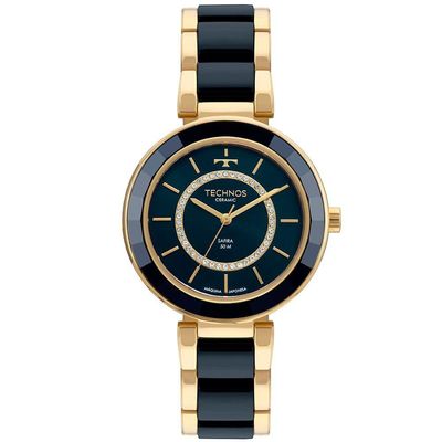 Relógio Technos Feminino Ceramic-saphire Dourado - 2036mkp-1a