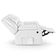 Poltrona Do Papai Reclinável Pietra Power Elétrica Massagem Fh9 Pu Branco - Mpozenato