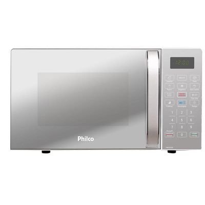 Micro-ondas 20L Philco Espelhado Limpa Fácil 1100W PMO23EB 220V