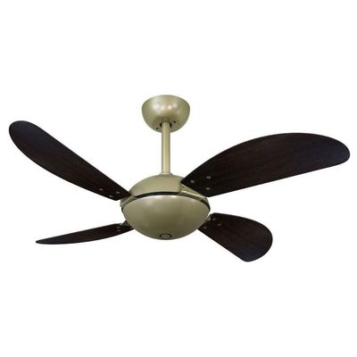 Ventilador De Teto Volare Fly Office Marrom 127V 110V