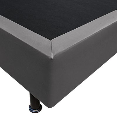 Base Box Para Cama Viúva 128x188cm Liz S05 Sintético Cinza - Mpozenato